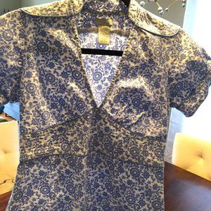 Puff Sleeve Odille (Anthropologie) Blouse, Size 4